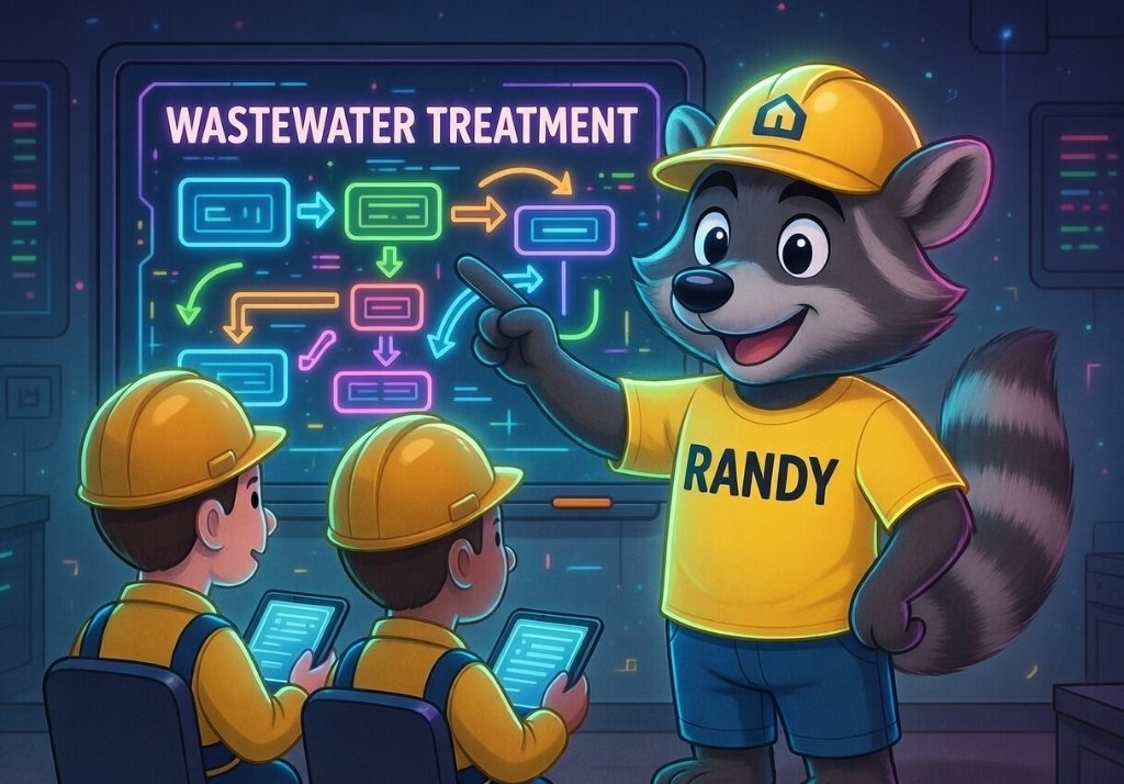 Randy teaching wastewater treatment